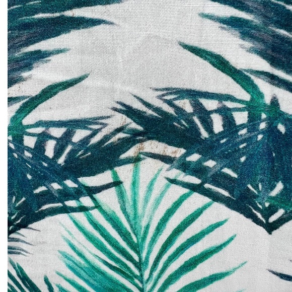 CHUBBIES The Nutter Mens Small Button Up Hawaiian Shirt Green Leaves Printed USA - Picture 11 of 11